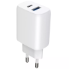 Зарядний пристрій Proove Silicone Power 2 30W Type-C+USB+кабель Type-C to Type-C 1м White 195766