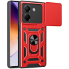 Протиударний чохол Camsh Serg Ring для Xiaomi Poco M7 Pro 5G Червоний