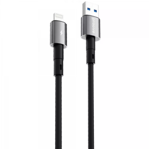 Кабель Proove Silicraft  USB to Lightning 2.4A 1m Black