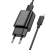 Зарядний пристрій Hoco C134A 1USB+кабель USB to Lightning 1m 12W Black 195973