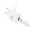 Зарядний пристрій Hoco C134A 1USB+кабель USB to Lightning 1m 12W White 195977