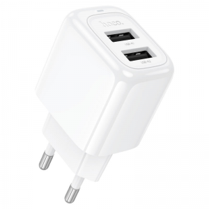 Мережевий зарядний пристрій HOCO CS51A 2USB 2.4A White
