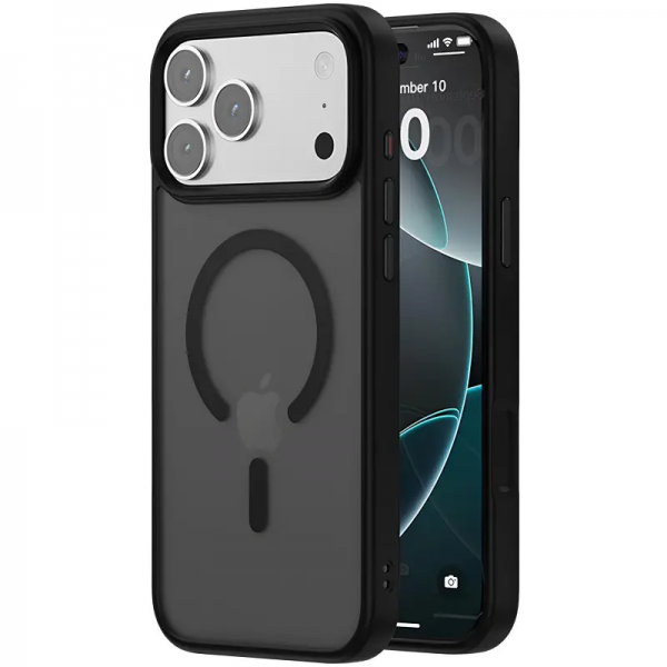Чохол Metal Buttons MagSafe Colorful для Iphone 17 Pro Max Black