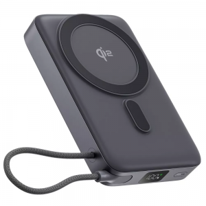 Зовнішній акумулятор Proove OverPower 35W Qi2 10000mAh Gray
