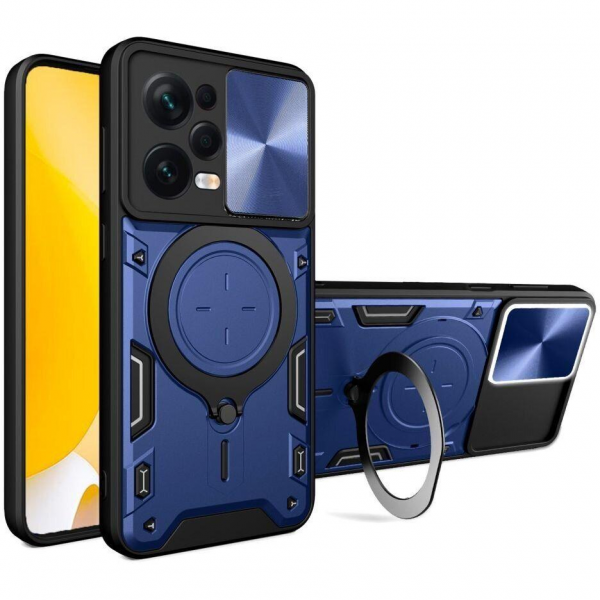 Протиударний чохол Magnetic Stand MagSafe для Xiaomi Redmi Note 12 Pro 5G / Poco X5 Pro 5G Синій