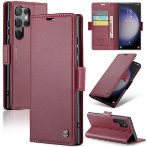 Чохол-книжка Retro для Samsung Galaxy S24 Ultra Червоний