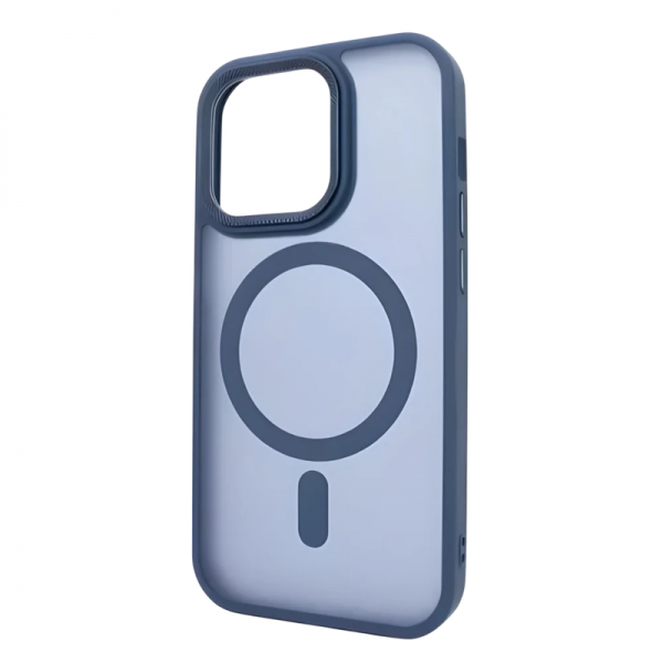 Чохол PHIBR Metal Buttons MagSafe для Iphone 12 / 12 Pro Deep Navy