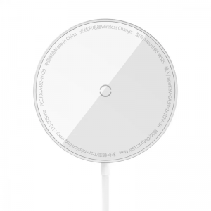 Бездротовий зарядний пристрій Baseus Simple Mini3 15W Type-C White