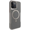 Чохол Metal Buttons MagSafe Carbon Ring для Iphone 15 Pro Max Сірий 198312