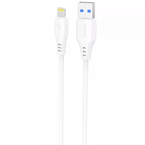 Кабель Proove Simple Silicone USB to Lightning 2.4A 1m White