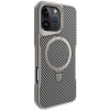 Чохол Metal Buttons MagSafe Carbon Ring для Iphone 15 Pro Max Сірий