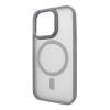 Чохол PHIBR Metal Buttons MagSafe для Iphone 16 Pro Max Gray