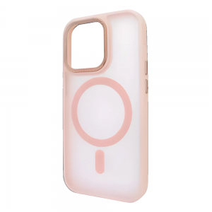 Чохол PHIBR Metal Buttons MagSafe для Iphone 16 Pro Max Light Pink