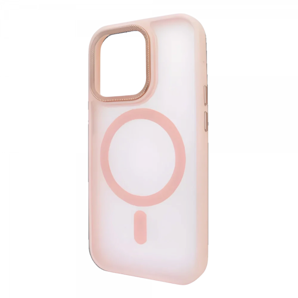 Чохол PHIBR Metal Buttons MagSafe для Iphone 16 Pro Max Light Pink