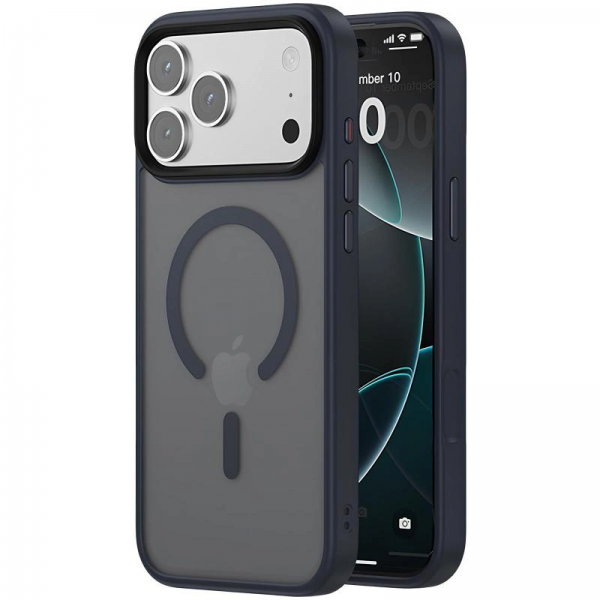 Чохол PHIBR Metal Buttons MagSafe для Iphone 17 Pro Deep Navy