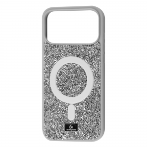 Чохол Bling Diamond MagSafe для Iphone 17 Pro Max Silver