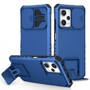 Протиударний чохол Kickstand для Xiaomi Redmi Note 12 Pro 5G / Poco X5 Pro 5G Синій