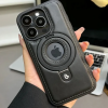Чохол Leather Stand MagSafe для Iphone 14 Pro Чорний 198461