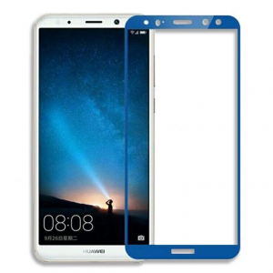 Захисне скло 21D Full Glue Glass для Huawei Mate 10 Lite Blue