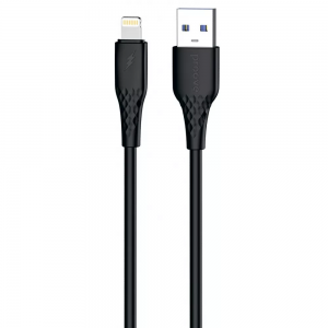 Кабель Proove GridLine USB to Lightning 2.4A 1m Black