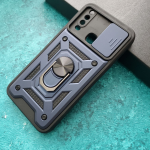 Протиударний чохол Camsh Serg Ring для Vivo Y17 Синій