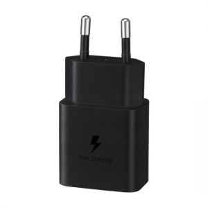 Мережевий зарядний пристрій Samsung Type-C 45W+кабель Type-C to Type-C 1м ААА box Black