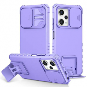 Протиударний чохол Kickstand для Xiaomi Redmi Note 12 Pro 5G / Poco X5 Pro 5G Фіолетовий