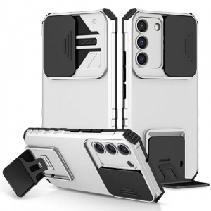 Протиударний чохол Kickstand для Samsung Galaxy S21 FE Білий