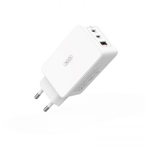 Мережевий зарядний пристрій XO CE13 GaN 65W 2Type-С+USB White