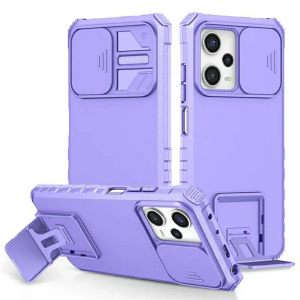 Протиударний чохол Kickstand для Xiaomi Poco X5 5G / Note 12 5G Фіолетовий