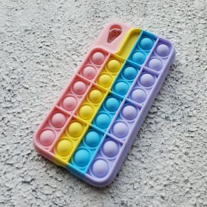Чохол 3D Pop it Bubble для Iphone XR Рожевий