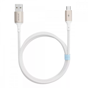 Кабель Proove Dense Metal USB to MicroUSB 2.4A 1m White