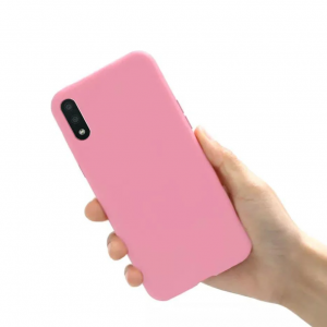 Чохол Matte для Samsung Galaxy A02 Рожевий