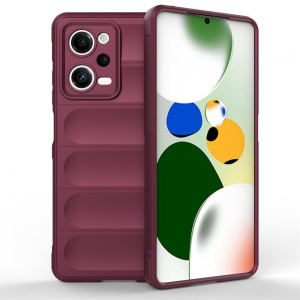 Чохол Finger для Xiaomi Poco X5 Pro 5G / Note 12 Pro 5G Винний
