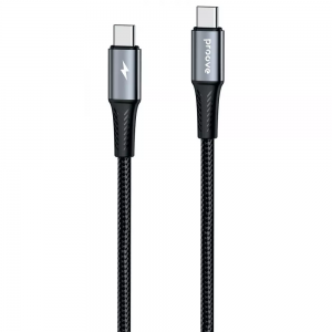 Кабель Proove WireX Pro Type-C to Type-C 100W 1.5м Black