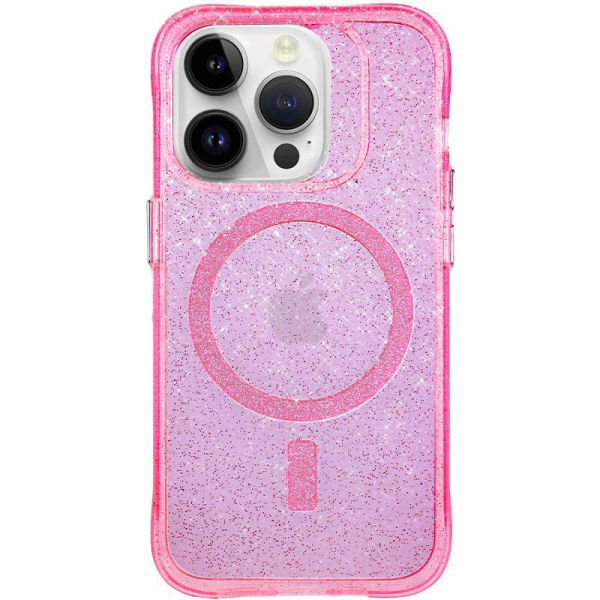 Чохол Radiance MagSafe для Iphone 12 / 12 Pro Прозорий/Pink