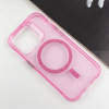 Чохол Radiance MagSafe для Iphone 12 / 12 Pro Прозорий/Pink 200950
