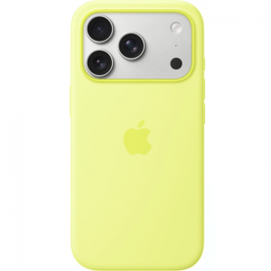 Чохол Silicone case Magsafe для Iphone 17 Pro Max Neon Yellow