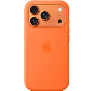 Чохол Silicone case Magsafe для Iphone 17 Pro Orange