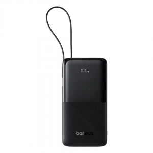 Зовнішній акумулятор Baseus Bipow2 20W 20000mAh + кабель Type-C Black