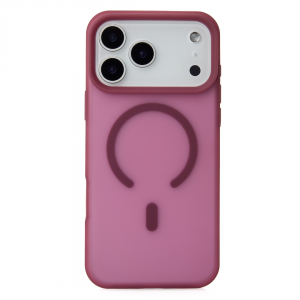 Чохол Soft Matt MagSafe для Iphone 17 Pro Max Cherry Red