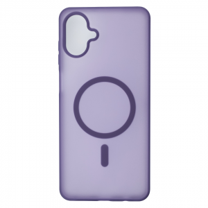 Чохол Soft Matt MagSafe для Samsung A07 / A08 Dark Purple