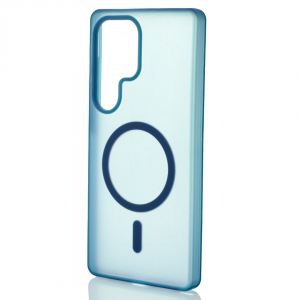 Чохол Soft Matt MagSafe для Samsung S25 Ultra Dark Blue