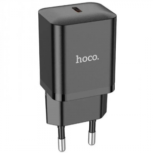 Мережевий зарядний пристрій Hoco N27 Innovative single port PD20W 1 Type-C Black
