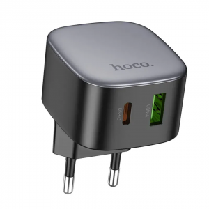 Мережевий зарядний пристрій HOCO CS32A Rise PD20W+QC3.0 Black