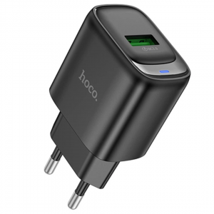 Мережевий зарядний пристрій HOCO C140A QC3.0 1USB 18W Black