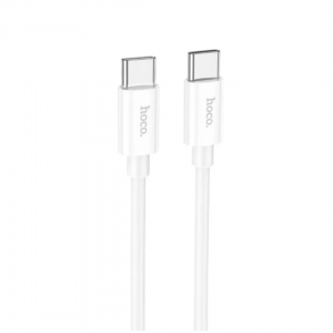 Кабель Hoco X87 Magic silicone 60W PD charging data cable for Type-C to Type-C White