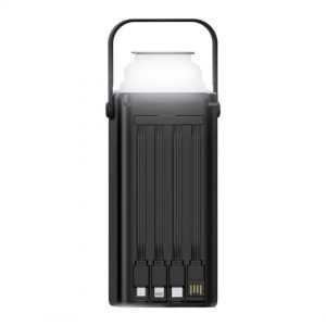 Зовнішній акумулятор XO PR285 PD20W+QC22.5W Four Cables + Lighting 30000mAh Black