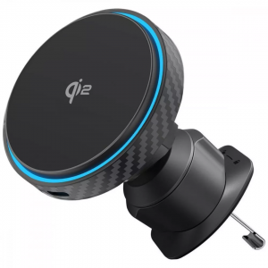 Автомобільний тримач MagSafe Proove Graphite Circle Qi2 15W Black