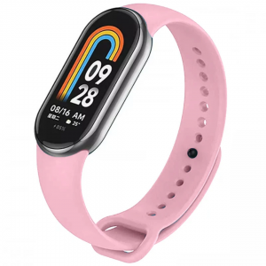 Ремінець Silicone для Xiaomi Mi Band 8/9/10 Light Pink